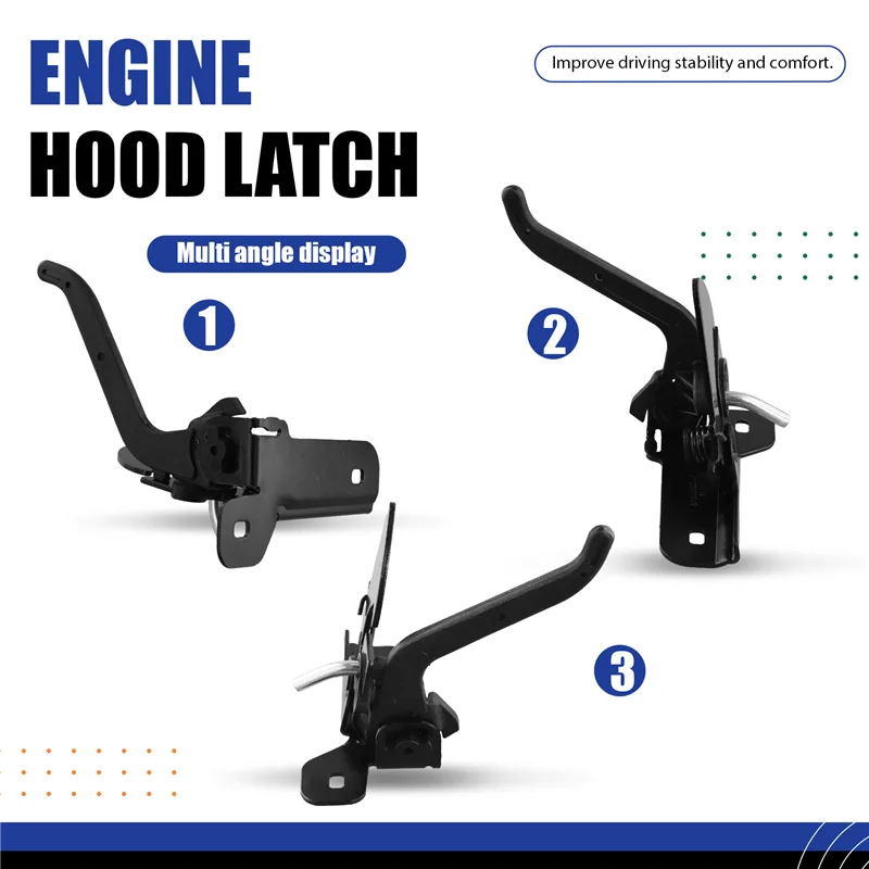 

Unique Bonnet Hood Safety Catch Latch Hook For BMW 7 Series E65 E66 E67 Hood Lock Latch Hood Lock Latch For BMW 51237186508