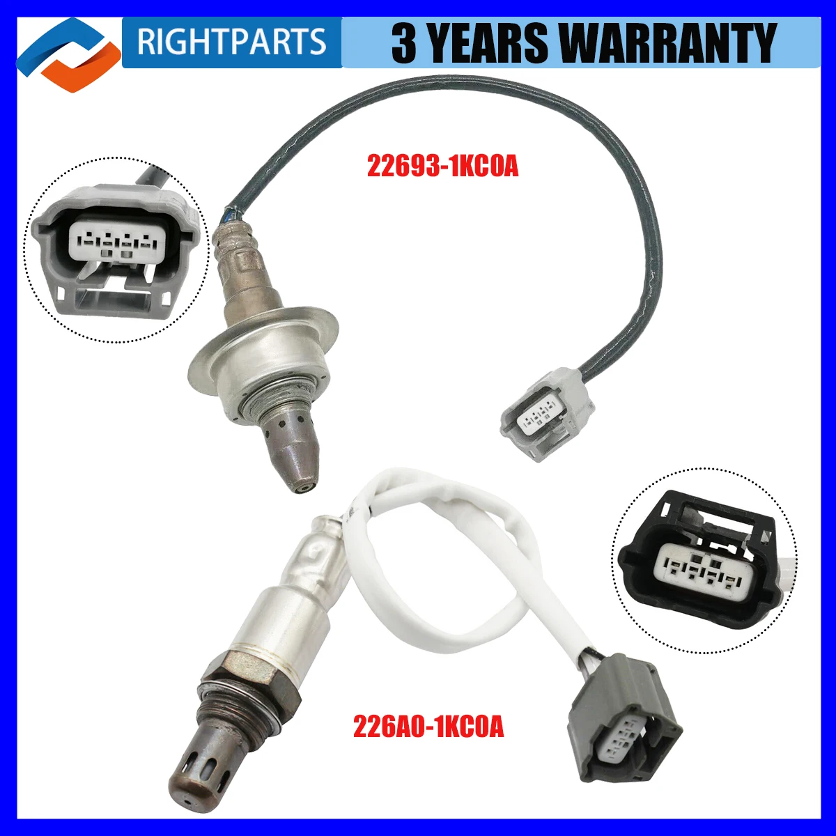 Up+Downstream Oxygen Sensor For Nissan Juke 1.6L 2011 2012 2013 2014 2015 2016 2017 22693-1KC0A 226A0-1KC0A 234-4535 234-9105