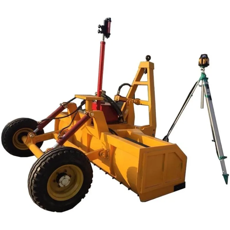Flat scraping machine, cultivated land grader, tractive agricultural grader