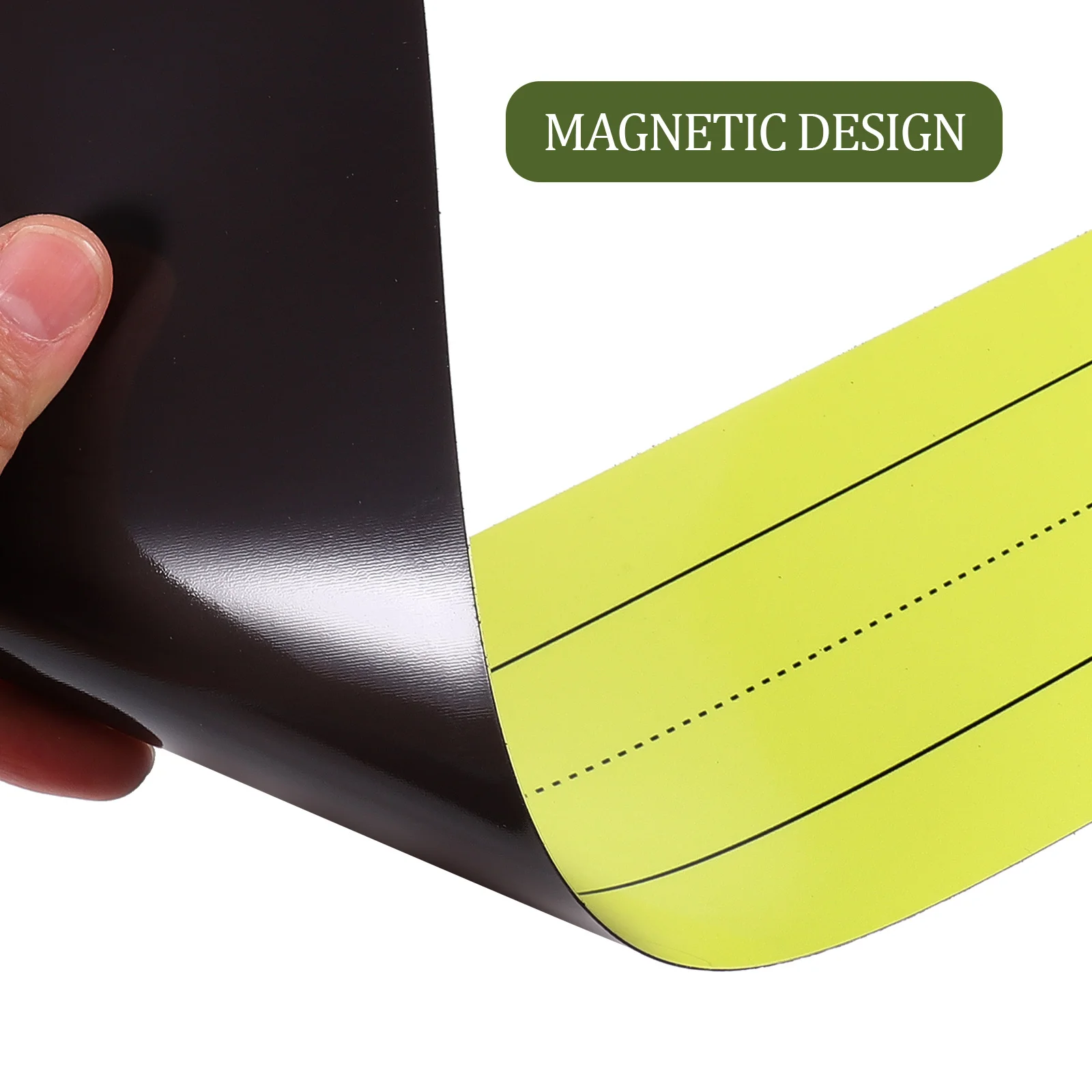 

3 Pcs Magnet Magnetic Sticker Strips Dry Erase Sentence Memorandum Whiteboard Cardstock Writing