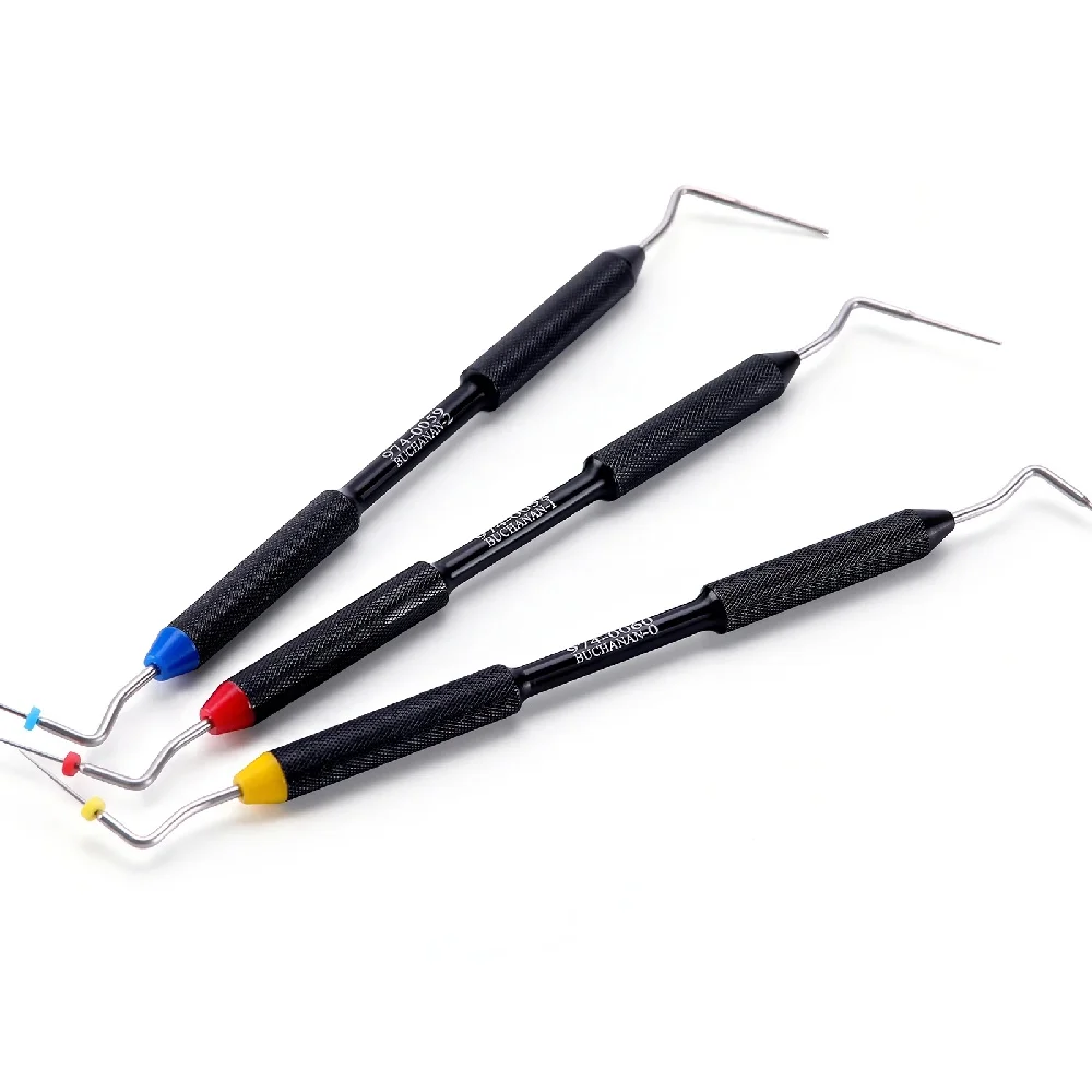 

Наконечники для ручных съемников Sybronendo Buchanan ( # 1-3) - Автоклавируемые инструменты для обтурации корневых каналов из хирургической стали для стоматологов (1 шт.)