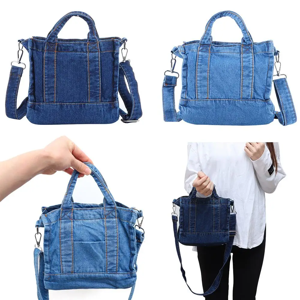 South Korea Summer Version Denim Bag Single Shoulder Crossbody Bag Japanese Style Chic Casual All-match Ladies Handbag Cloth Bag