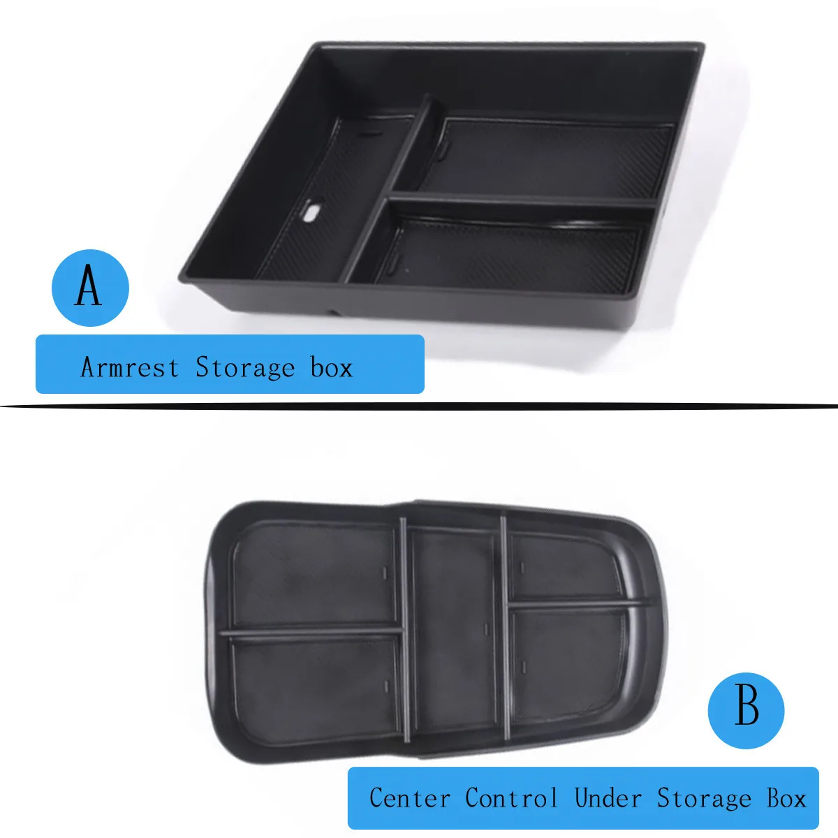 Car Center Console Lower Storage Box & Armrest Storage BOX Sundries Tray Organizer For Mercedes Benz EQE EQS V295 V297 2022-2024