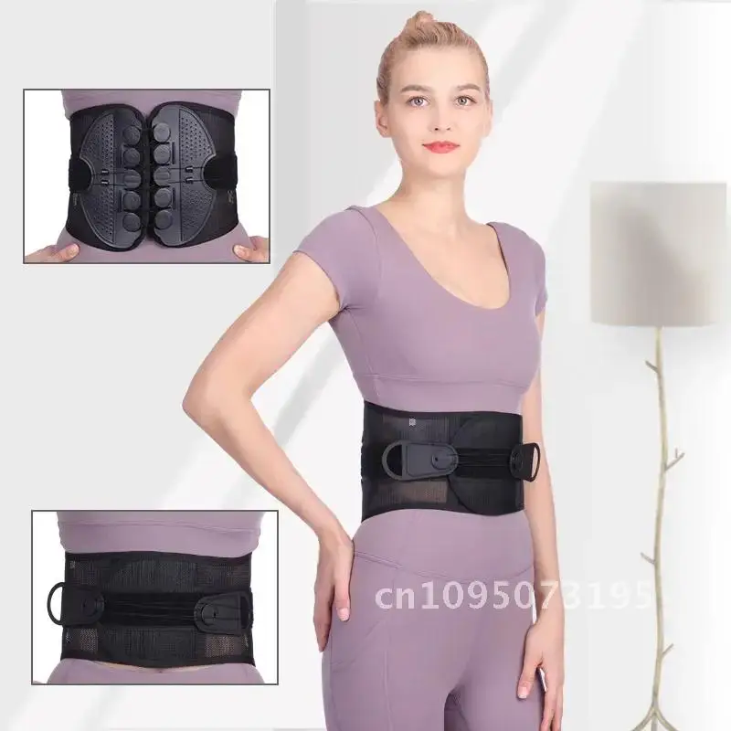 

Waist Double Pull Pulley Breathable Support and Shaping Waist Belt for Fixed Support Waist Belt Pelvic Fixation MiddleTrainer