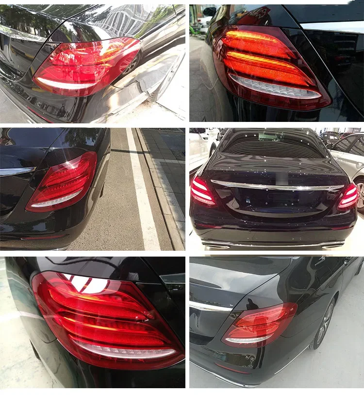 سيارة الذيل ضوء الفرامل الخلفية ضوء عكس مصباح لمرسيدس بنز E الفئة W213 E180 E260 E320 E200L E300L السيارات السلع