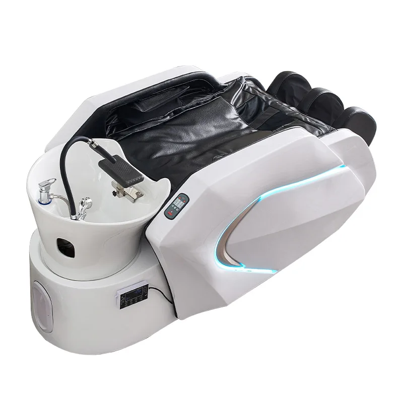 

Ceramic basin massage shampoo bed High-grade automatic intelligent electric barber shop hair salon special head treatment bed