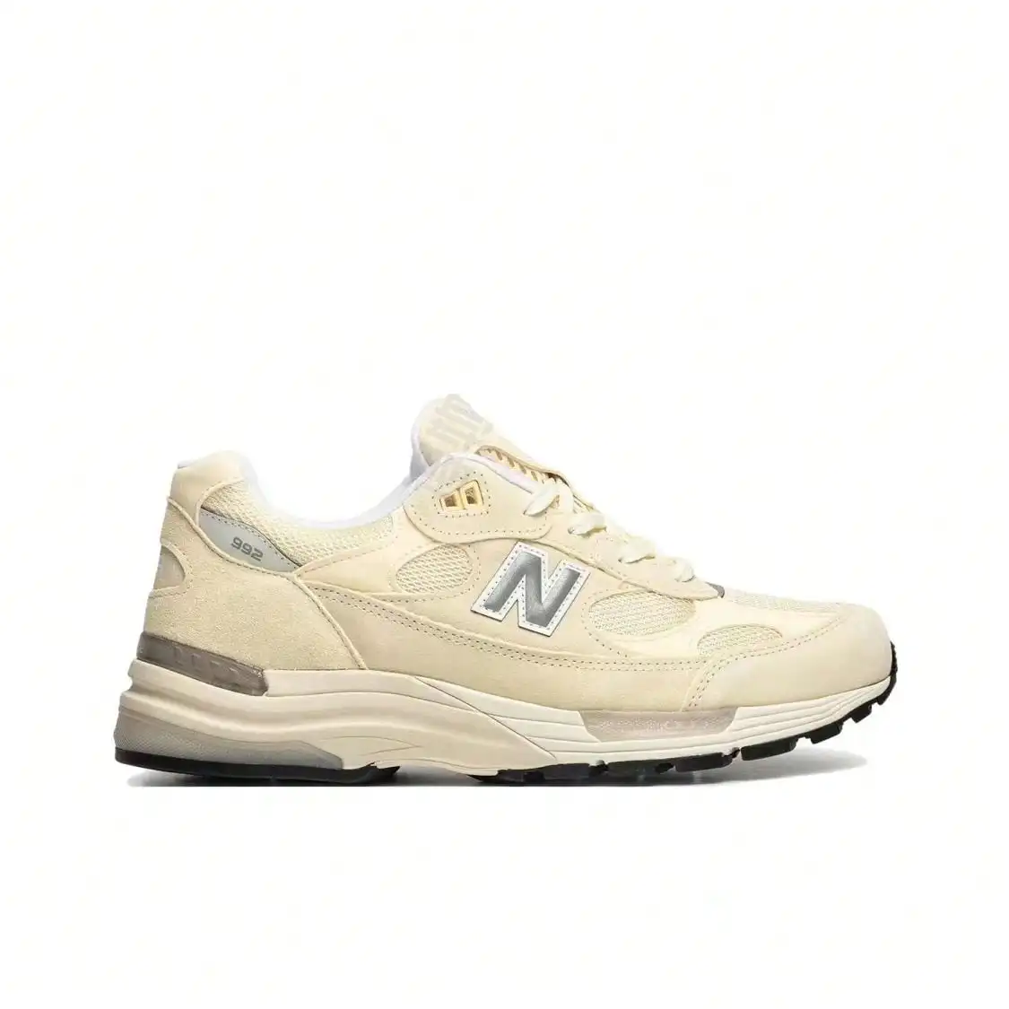 NB 992 Comfortable Versatile Durable Low-Top Casual Running Shoes, Unisex, Beige U992MC