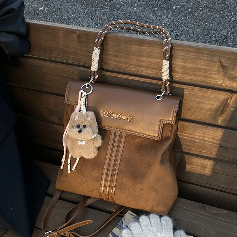 

Осень/зима ретро бархатная модная повседневная женская сумка из кожи оленя сумка через плечо