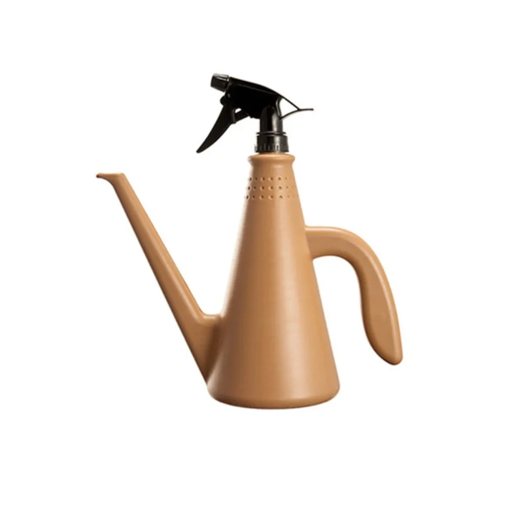 1L Garden Watering Spray Kettle Long Spout Large Capacity Flower Watering Can Plastic Adjustable Spray Nozzle