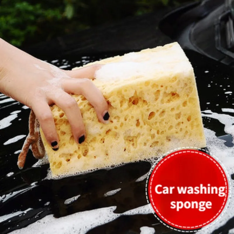 Car Wash Sponge Soft Large Cleaning Honeycomb Coral Thick Sponge Block Car Supplies Wash Tools Absorbent Car Accessories