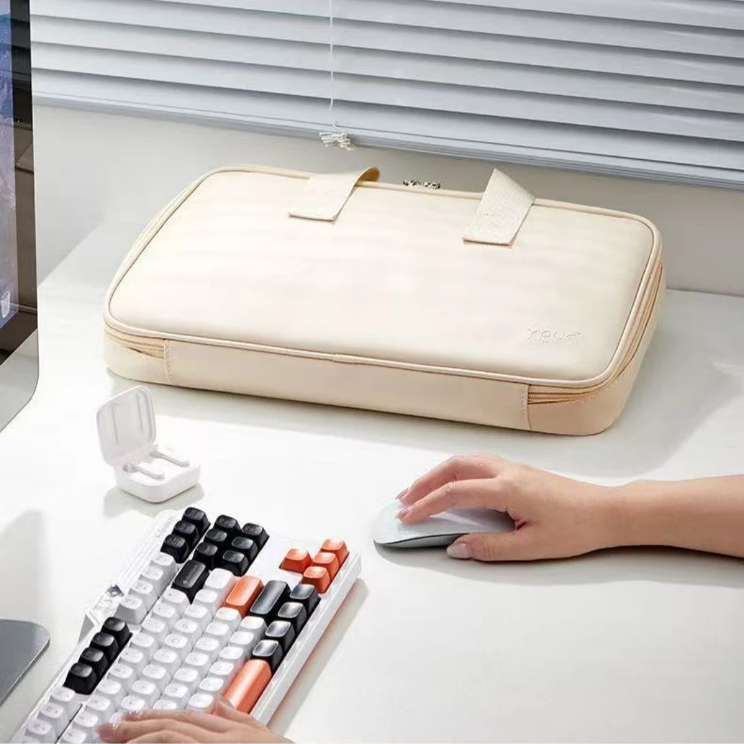 Protable keyboard Storage Bag Case Large Capacity Mechanical Keyboard Bag 75/87/98 Thickened Fabric Waterproof Protect Bag