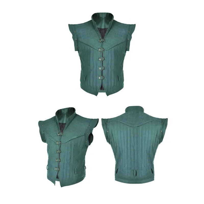 Flynn Rider Cosplay Vest Costume Outfits Adults Medieval Waistcoat Movie Tangled Disguise Cloth Men Male Halloween Carnival S&J1