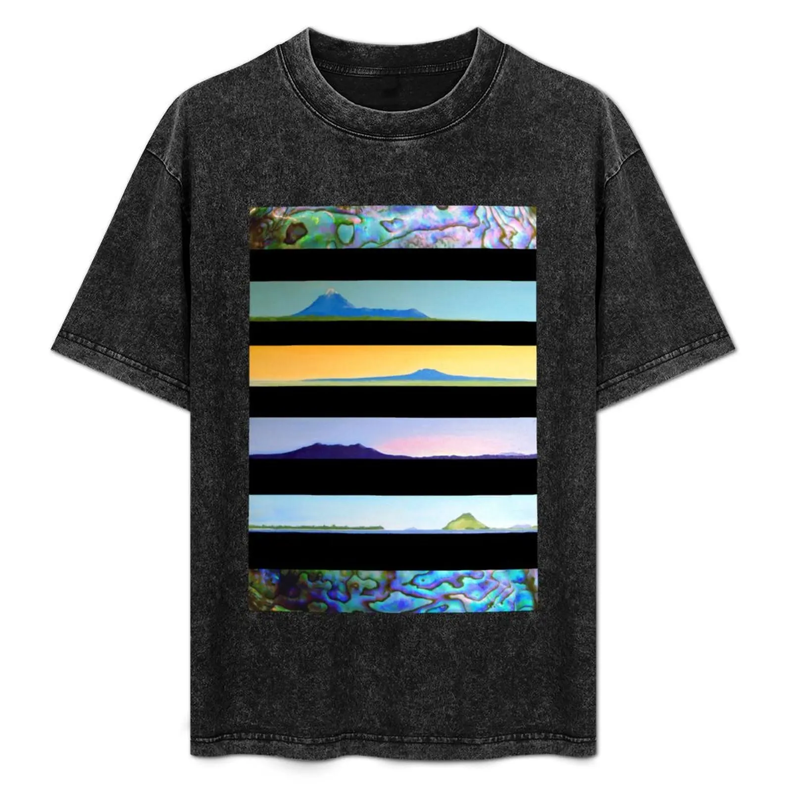 

NEW ZEALAND PAUA LANDSCAPES T-Shirt anime figures summer top hippie clothes sports fans mens champion t shirts