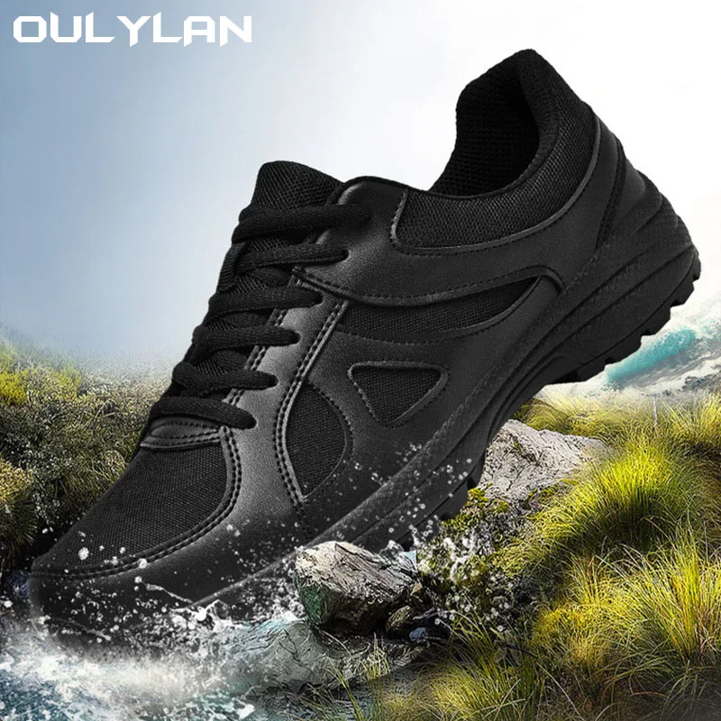 Oulylan Outdoor Sports Shoes for Male Big Size 38-46 2024 New Men's Breathable Casual Sneakers Running Shoes Lightweight Summer