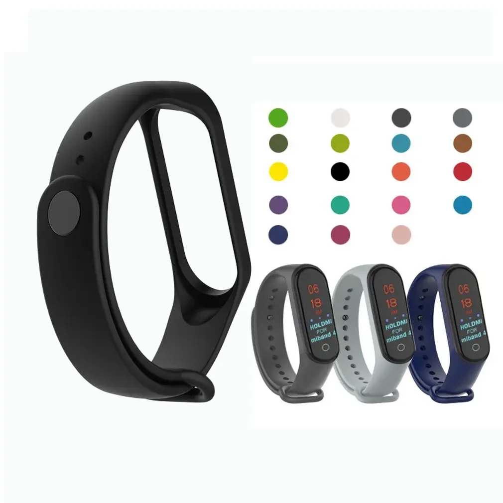 Cinturino per Xiaomi Mi Band 4 3 cinturino sportivo in Silicone per cinturino di ricambio Mi Band 3 4 TPU per bracciale XiaoMi Mi Band 4