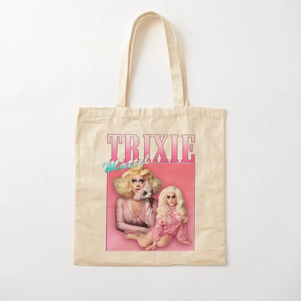 

Trixie Mattel vintage retro design Tote Bag Canvas shoulder bag shopper bag women canvas