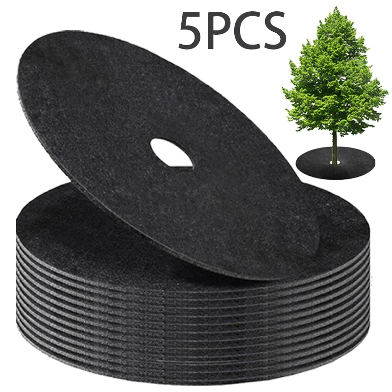 

Thickened Protector Mat Non-Woven Tree Mulch Ring Weeding Barrier Plant Cover Anti Grass Gardening Fabric 15/25/32/42/52/62/72cm