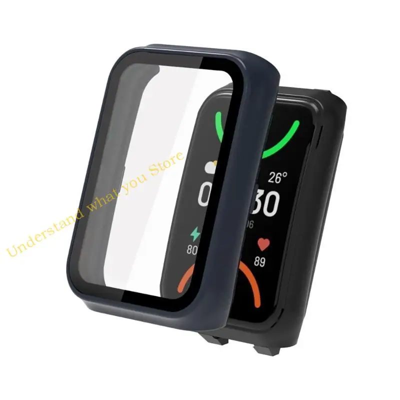 J60A CASE UNTUK BAND 2 Layar Tahan Air PC PC Shell Cover Antiscratch Watch Bumper-Lengan