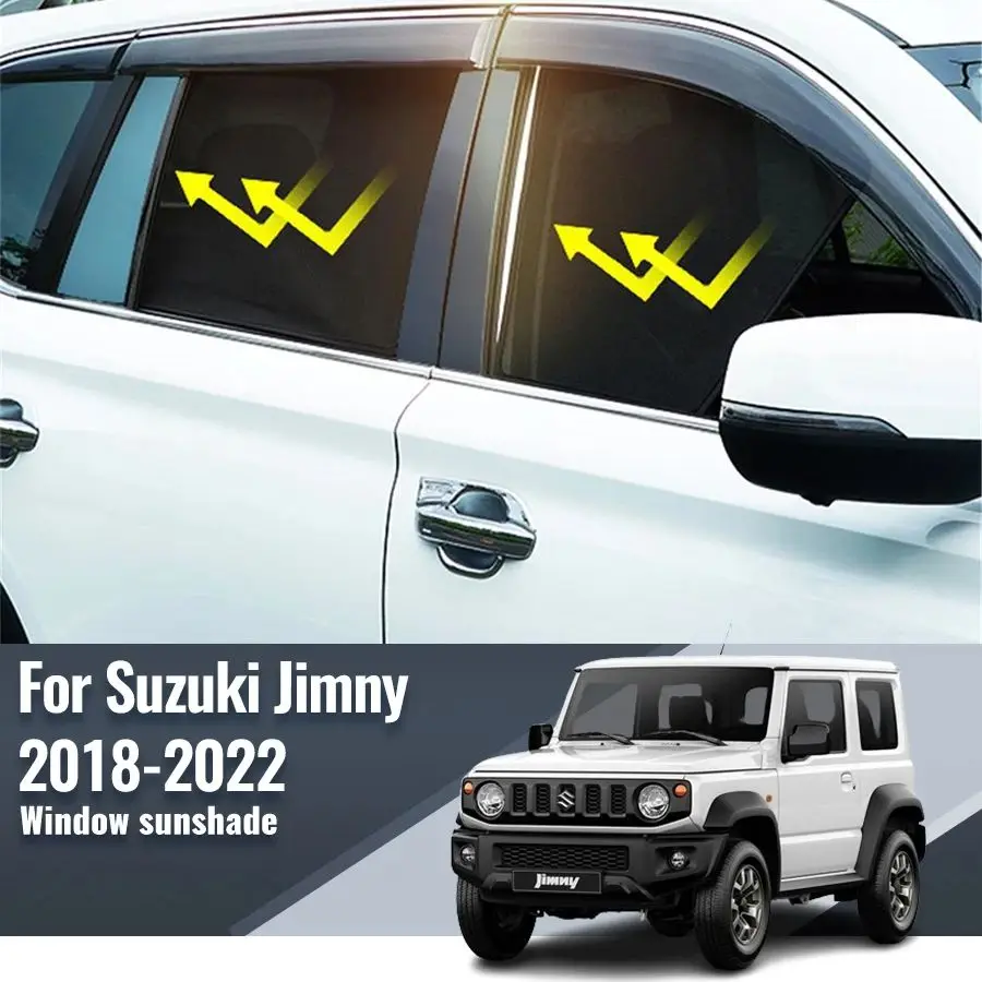 

For Suzuki Jimny JB74 2019 2020 2021 2022 2023 2024 Car Sunshade Shield Front Windshield Curtain Rear Side Baby Window Sun Shade