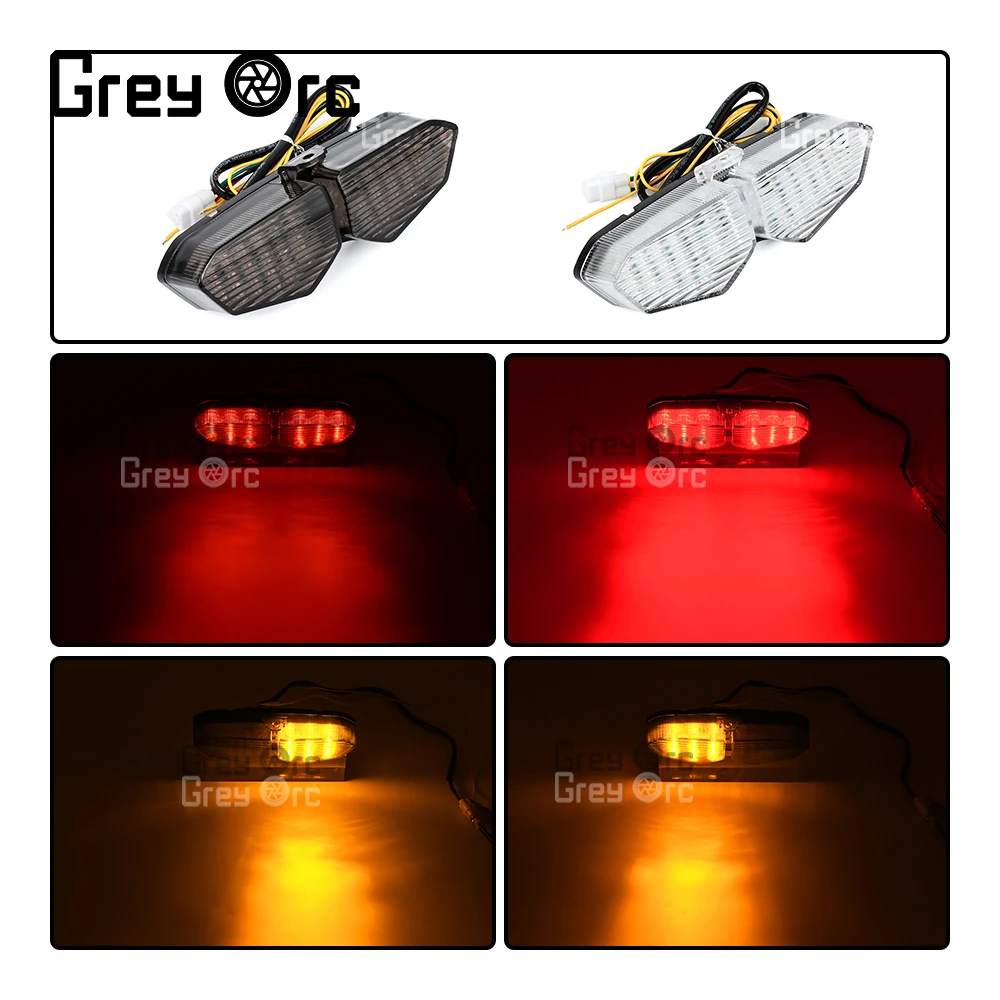 

Yamaha YZF R6 2003-2005 Rear Integrated LED Tail Light Brake Turn Signal Kit for Motorcycle