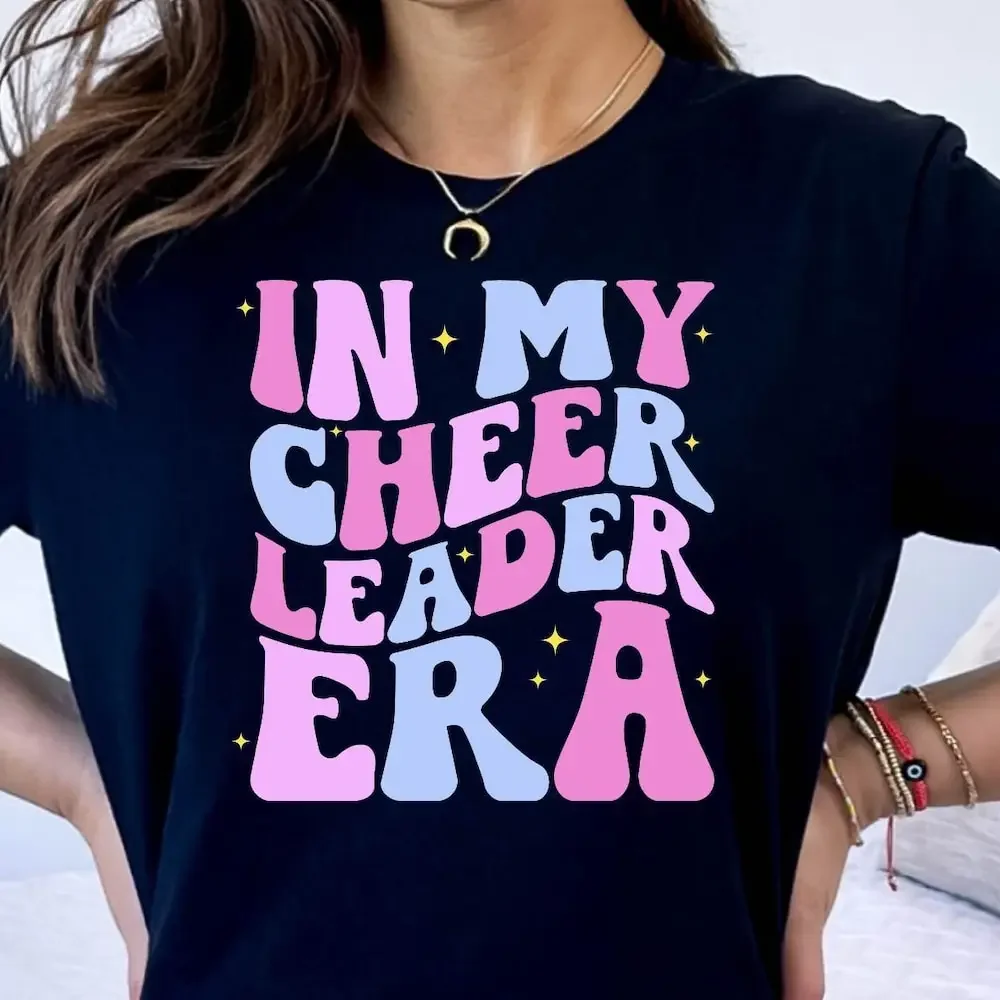 In My Cheerleader Era T Shirt Funny Cute Women