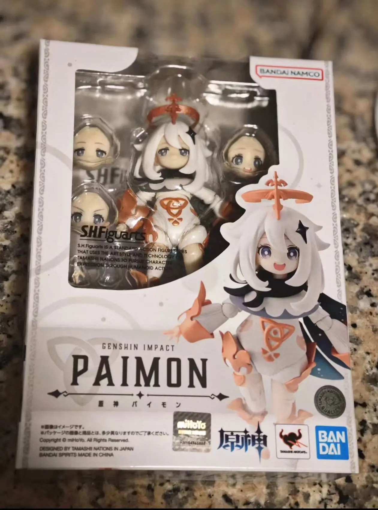 

100% Original Bandai S.H.Figuarts Shf mpact Paimon Exclusive Genuine In Stock Figure Model Toys Child Gifts