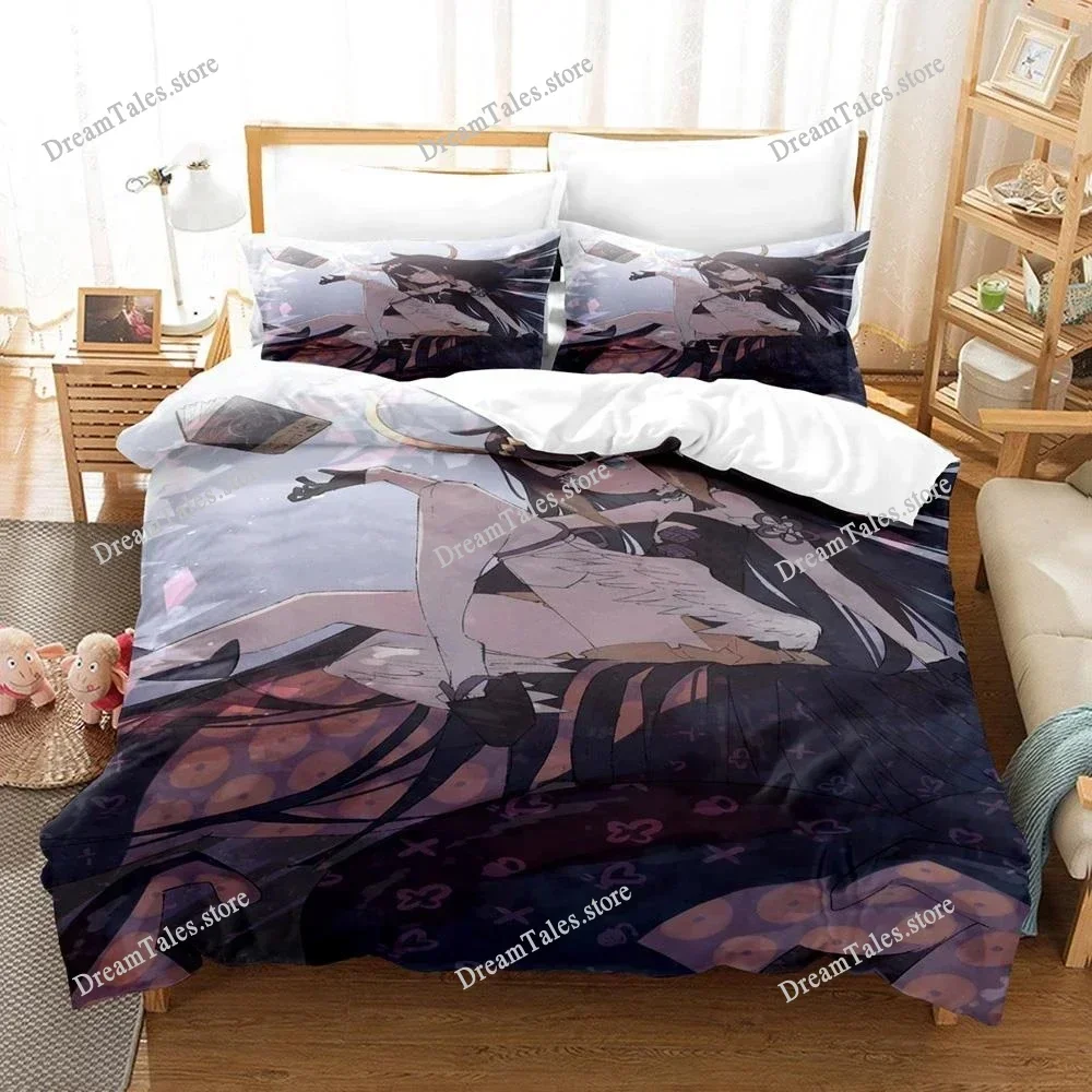 

3D Printed Ninomae Inanis HoloEN Duvet Cover Anime Bedding Set Double Twin Full Queen King Adult Kids Bedclothes Quilt Cover741