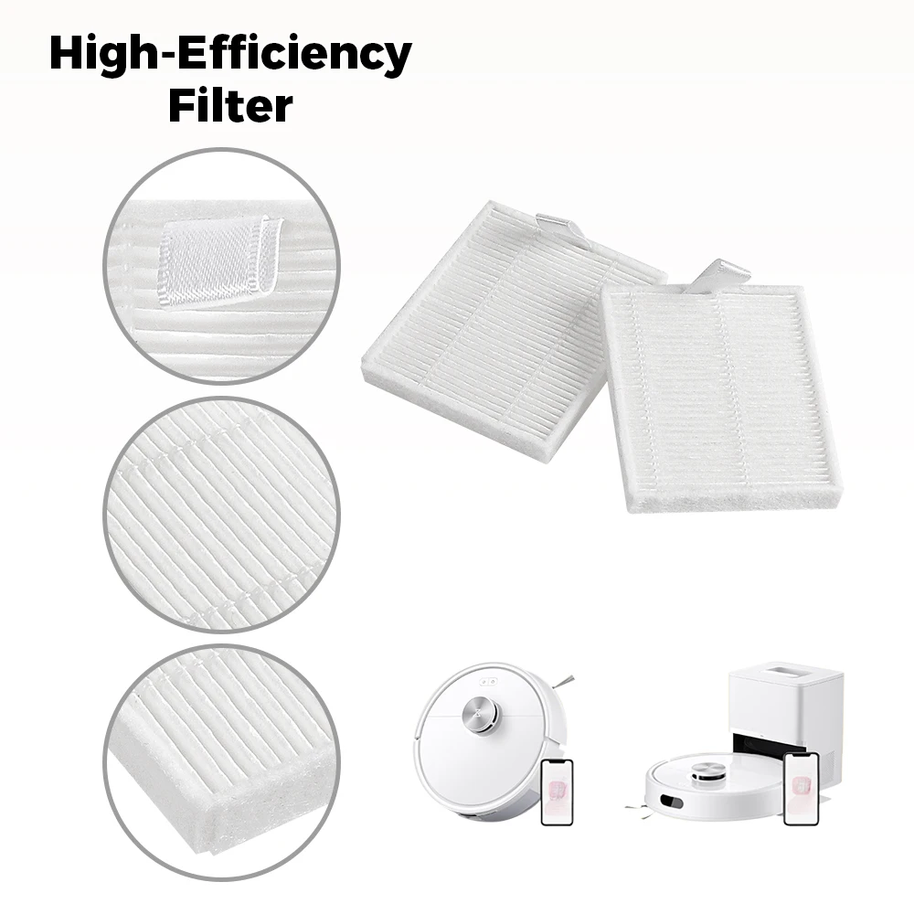 For Roborock Q7 TF TF+ Q7T+ Q7B Q7 L5 L5+ Q7 M5 M5+ Main Side Brush Mop Pads HEPA Filter Robot Vacuum Cleaner Accessories