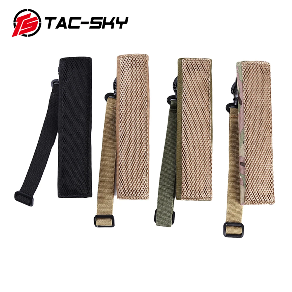 Imagem -05 - Tac-sky Molle Headbandtactical Fone de Ouvido Avançado Combinado Manga Molle Headconjunto Headset Tático Acessórios Caça