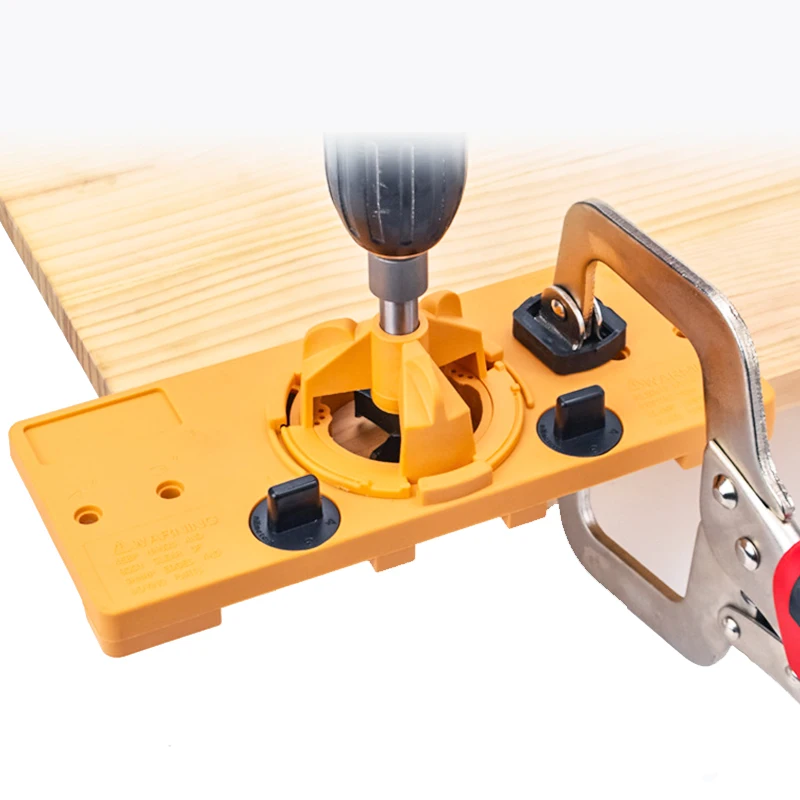 Multifunctional Woodworking 35mm Hinge Hole Jig Drill Guide Set Cabinet Door Installation Tool set