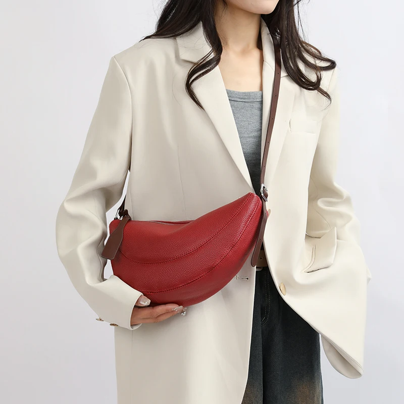 Tas Tote Desainer Bergaya Bahu Klasik Kulit Wanita Elegan Tas Tangan Selempang Mewah Untuk Kehidupan Modern Sehari-hari