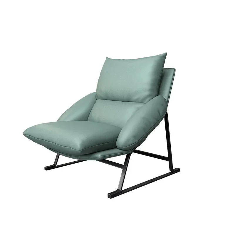 Nordic Minimalist Lunch Break Sofa Designer Chair Living Room Minimalist Recliner Bedroom and Household Balcony Leisure Chair