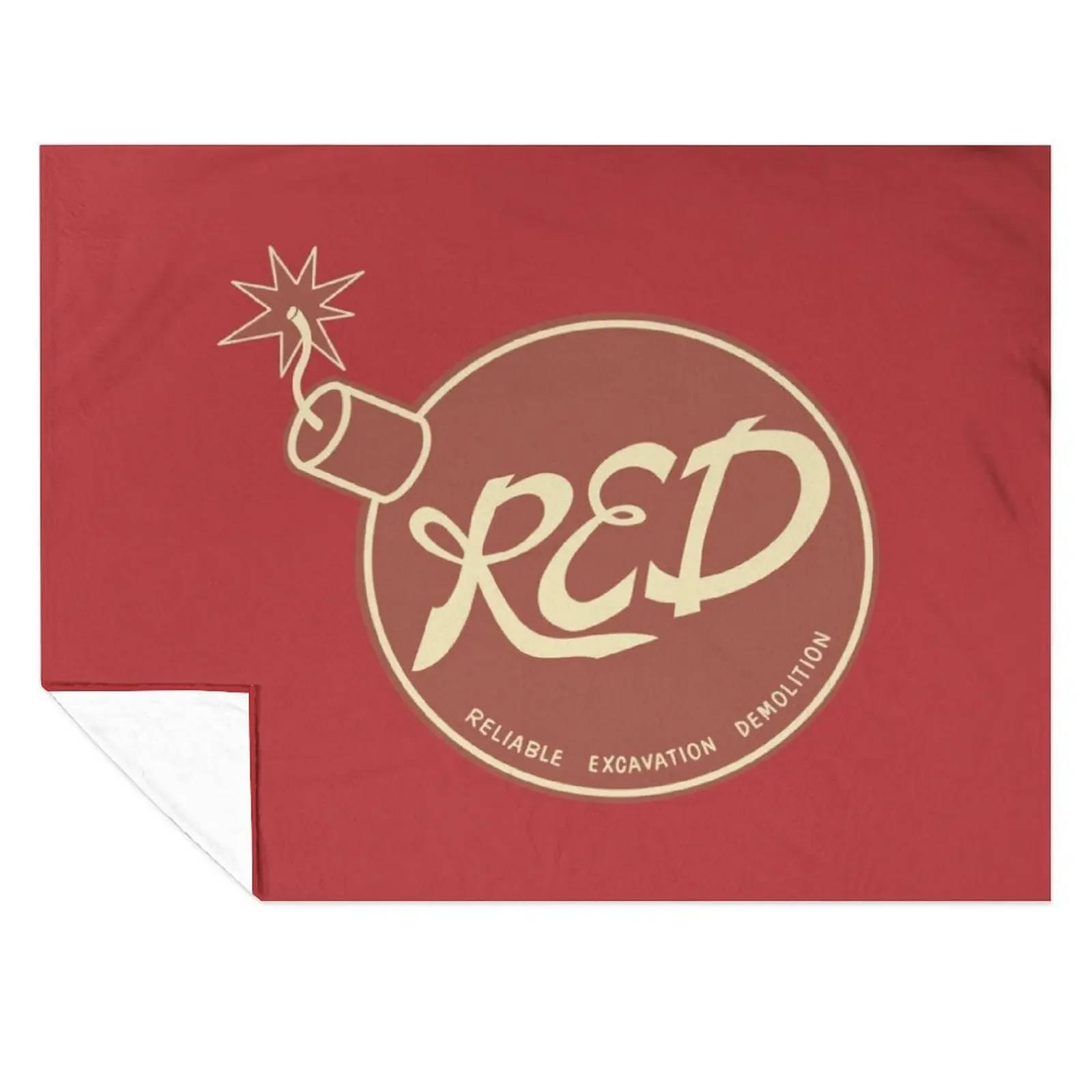 

RED (Reliable Excavation Demolition) Throw Blanket Hair Shaggy Tourist for winter Blankets