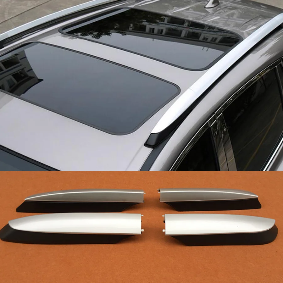 1Pc Roof Rack Bar Rail End Protection Cover Car Replacement Shell Snap-fit/Screw For Toyota RAV4 2014 2015 2016 2017 2018 2019