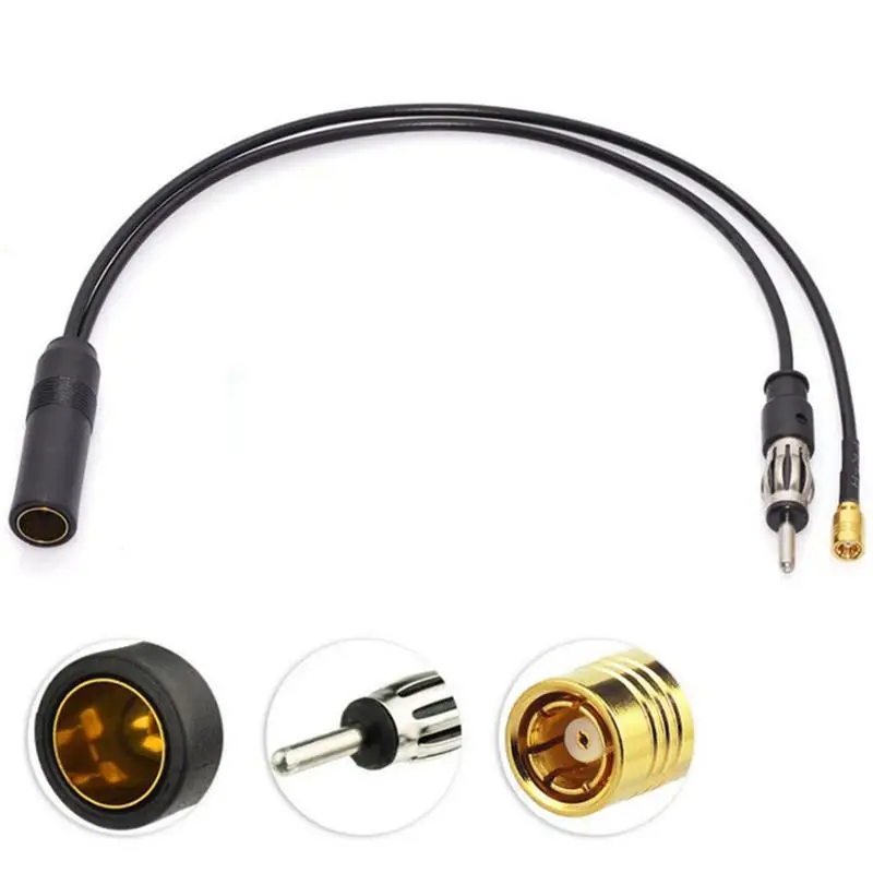 FM AM Car Radio Antenna Adapter Audio Radio Antenna Adapter FOR AUTOMOBILE Car Radio Connector Cable FM Wiring Cable FM Antenna