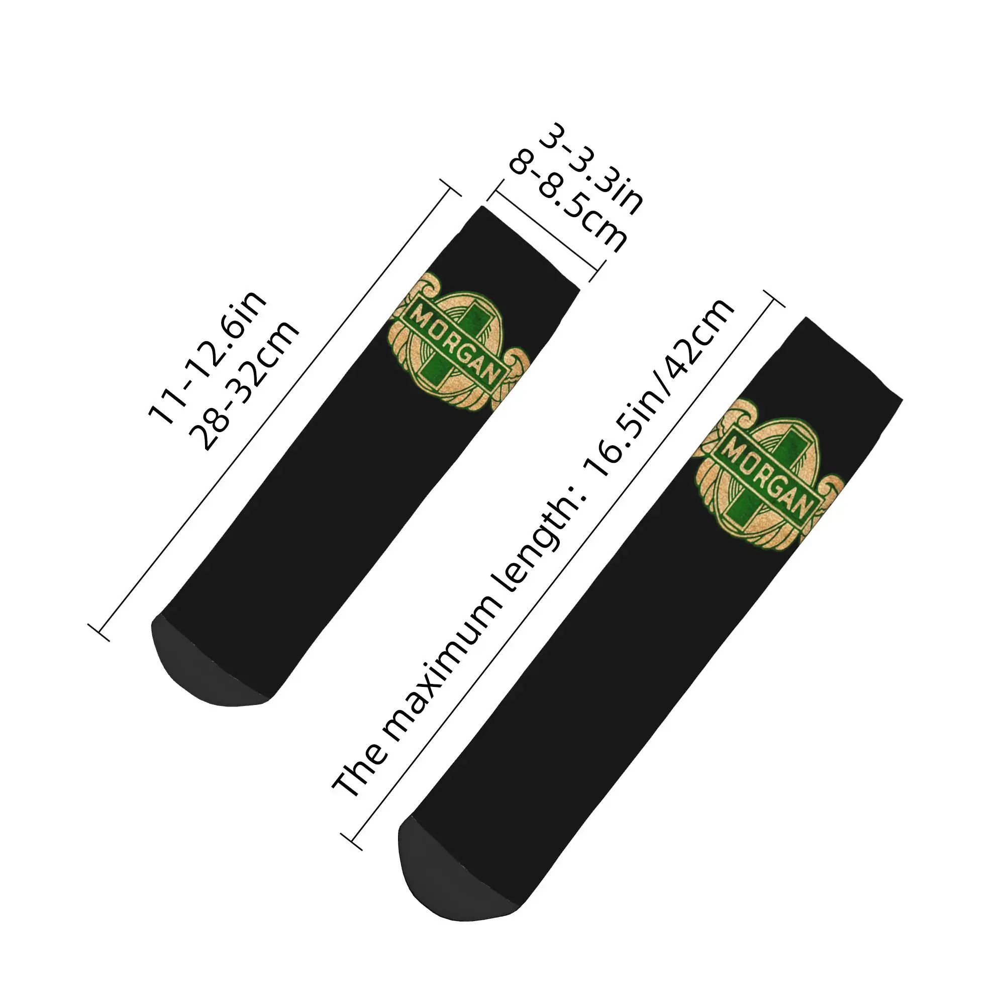 جميع المواسم مورغان موتور سيارة شركة الجوارب Harajuku امتصاص العرق طاقم الجوارب جوارب مضحكة للرجال النساء هدايا عيد الميلاد #2