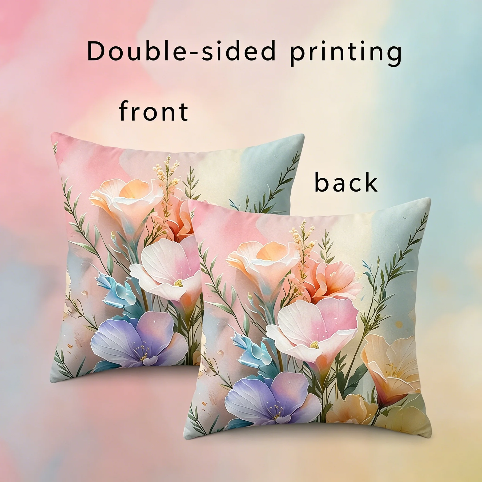 4Pcs Vintage Screaming Goat Print Pillow Covers, Polyester Cushion Cases for Home Decor, Living Room & Bedroom Decoration