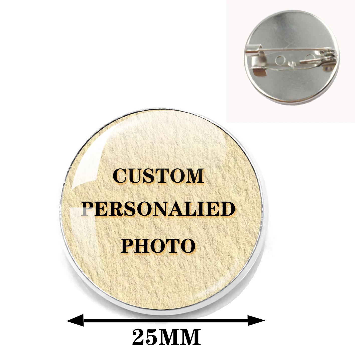 20MM,25MM Personalize Handmade custom photo glass round Brooch Baby  Photo Custom Designed  Photo Gift Pins