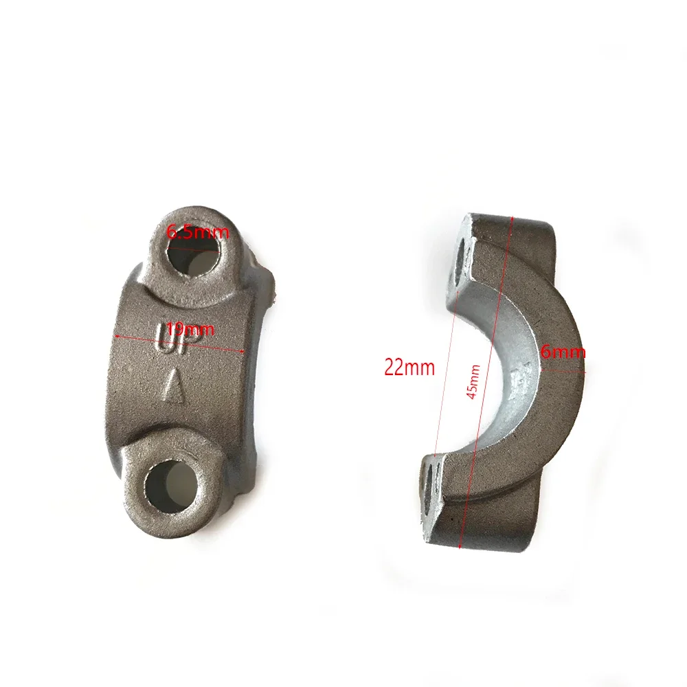 7/8" 22mm Universal Motorcycle Mirror Holder Brake Clutch Master Cylinder Clamp Bracket M10 Bolt Fixing Base Support view 6