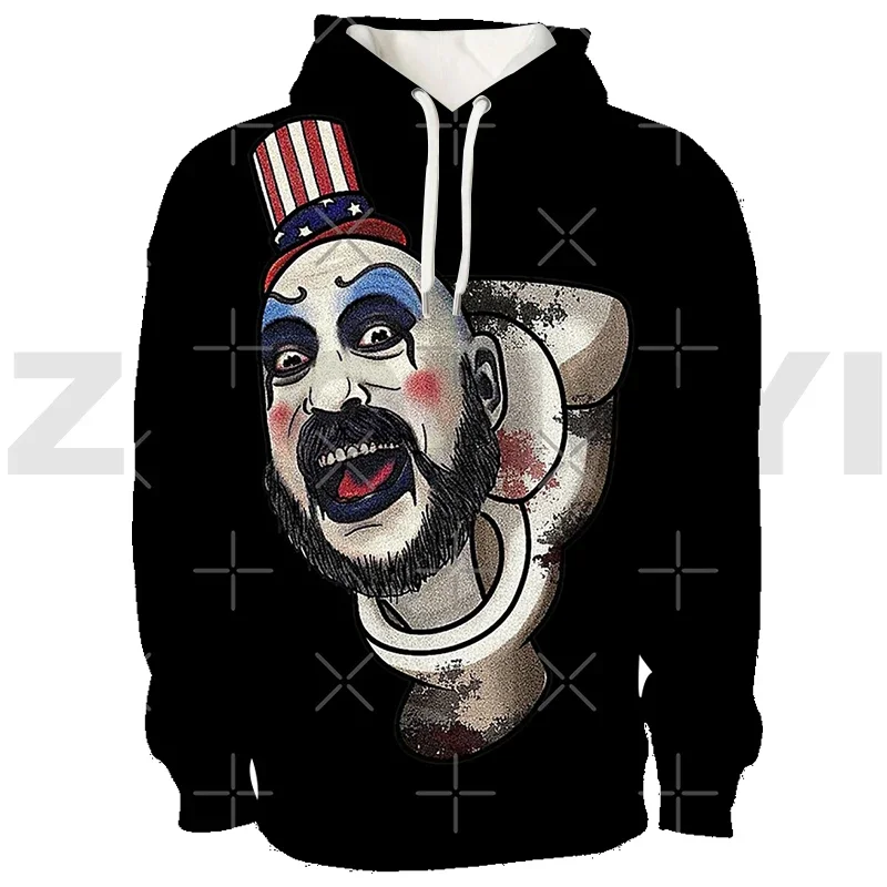 3D Cartoon Printing Skibidi Toilet Hoodies Women Hip Hop High Street Sweatshirts Harajuku Tracksuit Men Skibidi Toilet Pullovers