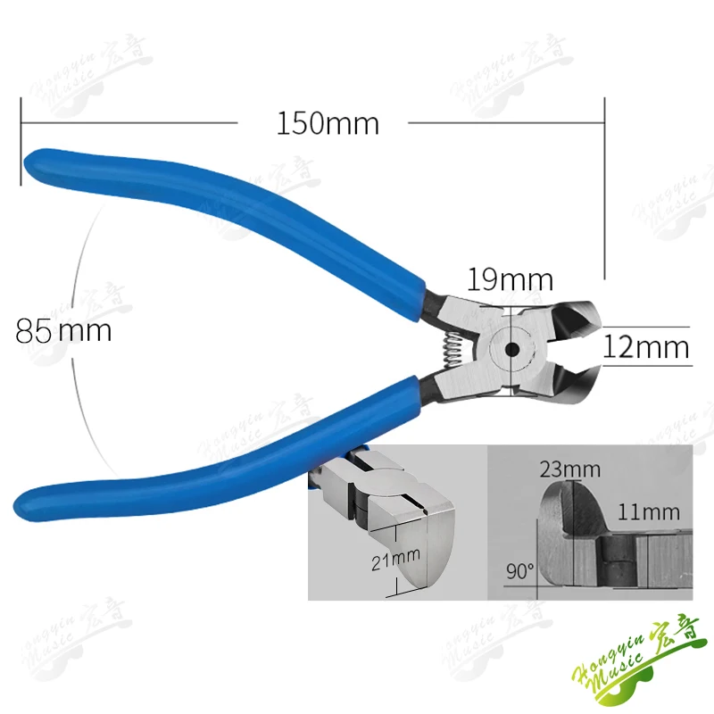 Taiwan made guitar starting wire cutting pliers thin mouth strong flat nose pliers replacement wire maintenance and installation