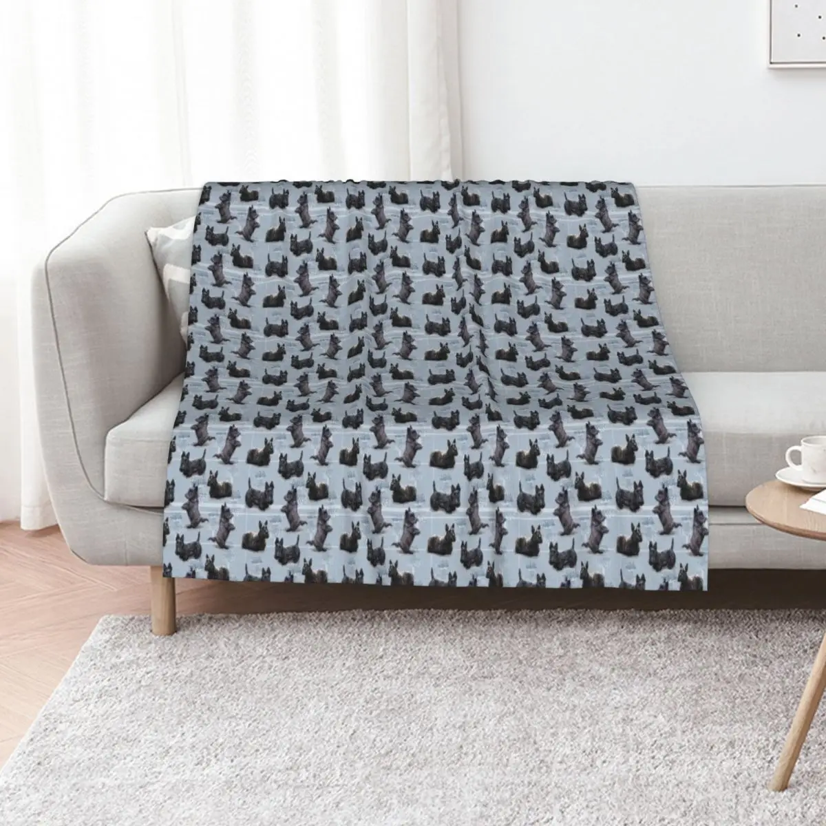 The Scottish Terrier Throw Blanket Decorative Sofas For Decorative Sofa Hair Soft heavy to sleep Luxury St Blankets