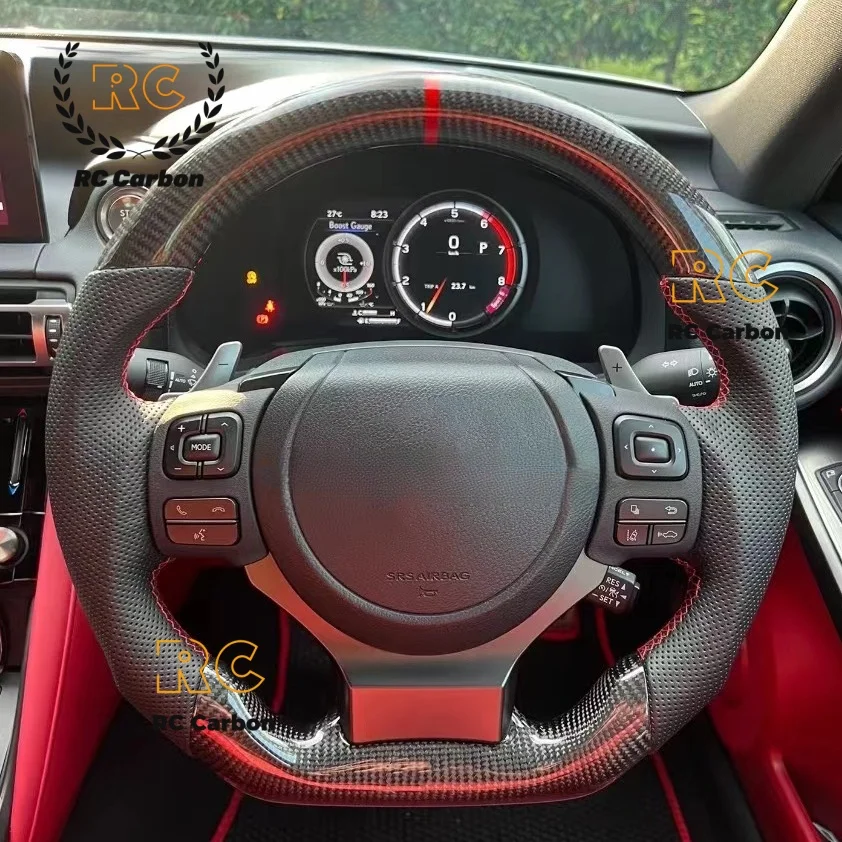 

Steering Wheel Real Carbon Fiber Car Interior Car Steering Wheel Accessories For Lexus IS ISF NX RC RCF GSF CT 2013-2023