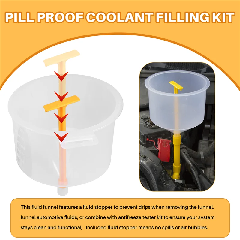 As melhores ofertas 15 pçs/set funil de enchimento plástico bico despeje ferramenta óleo à prova derramamento kit enchimento refrigerante vhicle acessórios do carro