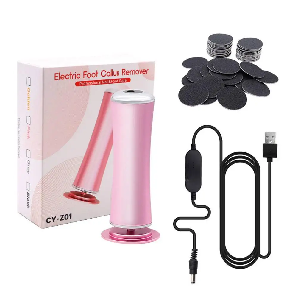 ملف كهربائي للأقدام آلة باديكير مزيل الجلد الميت الكالس القدم طحن المتقلب قابلة للشحن أداة العناية بالقدم الغسيل جديد