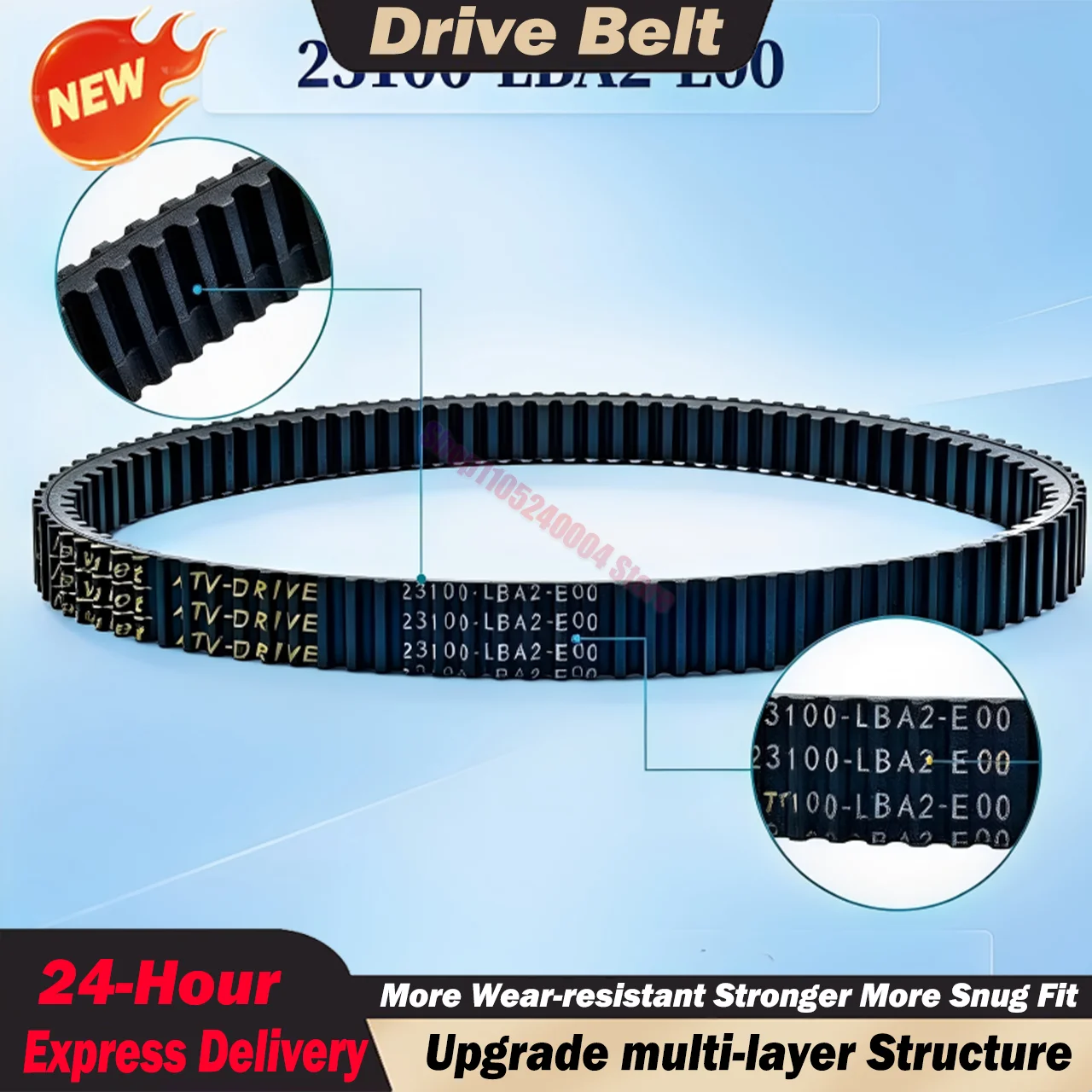 OEM 23100-LBA2-E00 For KYMCO X-CITING 500 I R Xciting 500i Evo ABS R Drive Belt 1034x27.6