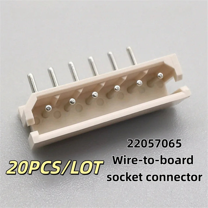 

20PCS/LOT 22057065 2205-7065 022057065 6PIN P=2.5mm Wire-to-board socket connector New and Original