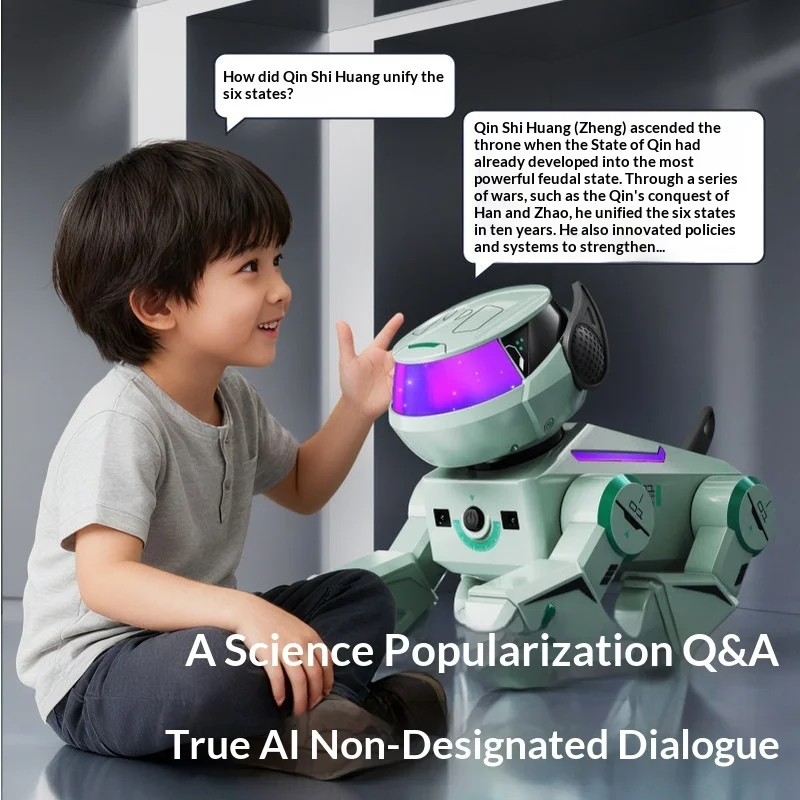 

S-Cyberdog 2025 New Version Remote Control Cyber Stunt Robot Dog Ai Intelligent Bionic Electric Simulated Puppy With Large Model