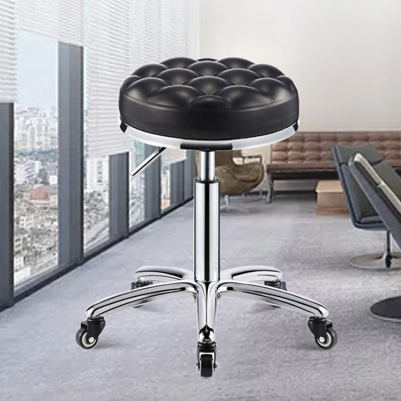 Height adjustable barber chair lightweight portable comfortable movable hairdressing chair Beauty Salon friseur stuhl furniture