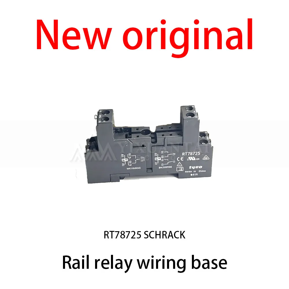 1Pcs/Lote Novo Original RT78725 Base de Fiação para Relé SCHRACK Rail